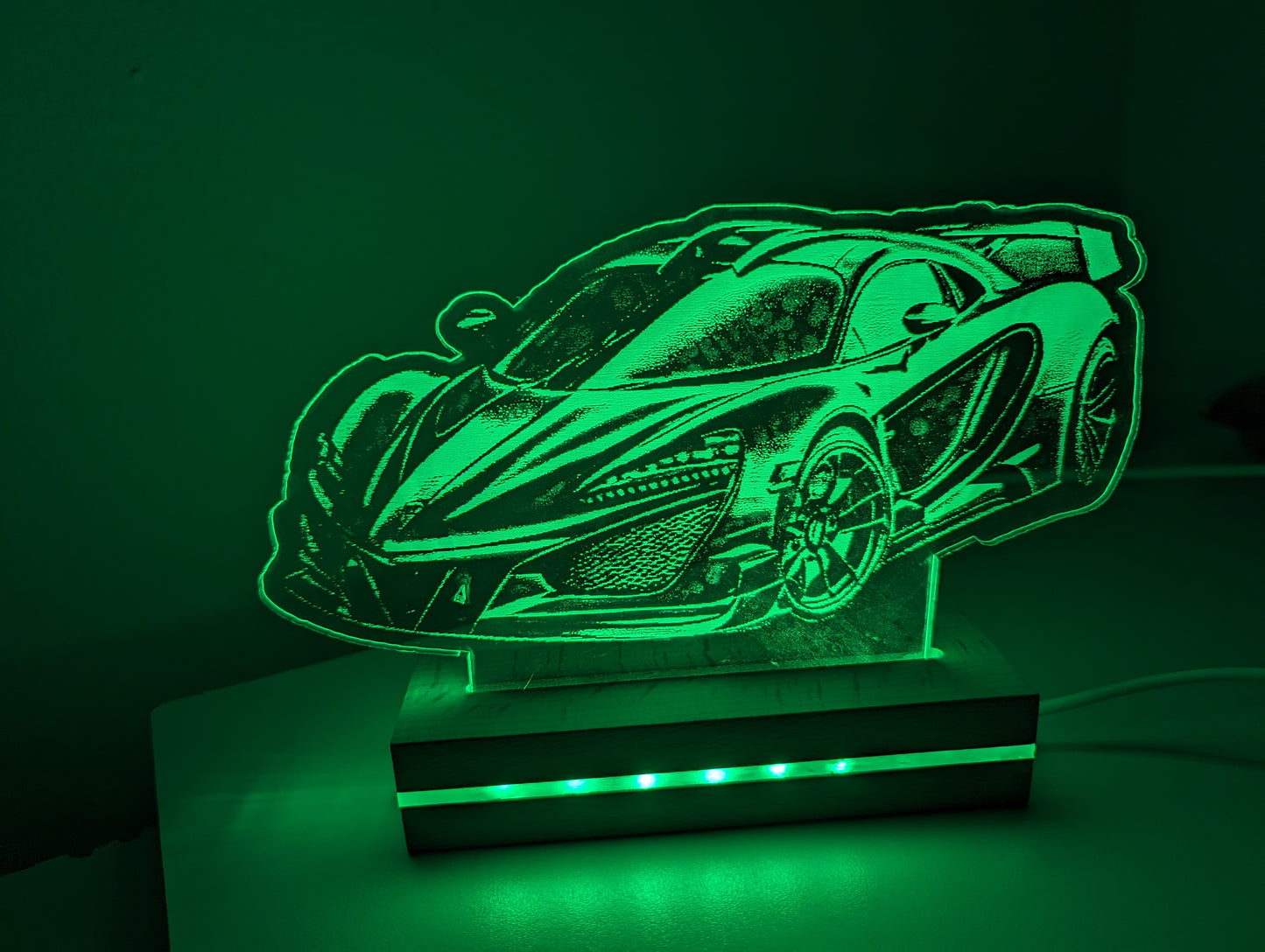 LED Nachtlicht Hypercar Acryl