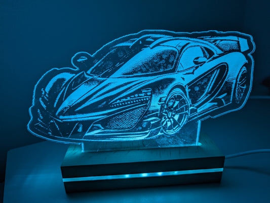 LED Nachtlicht Hypercar Acryl